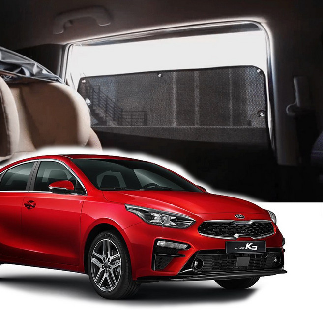 썬블럭 햇빛가리개 커튼 차박 올뉴K3 (18년2월~25년) 1+2열, 1개