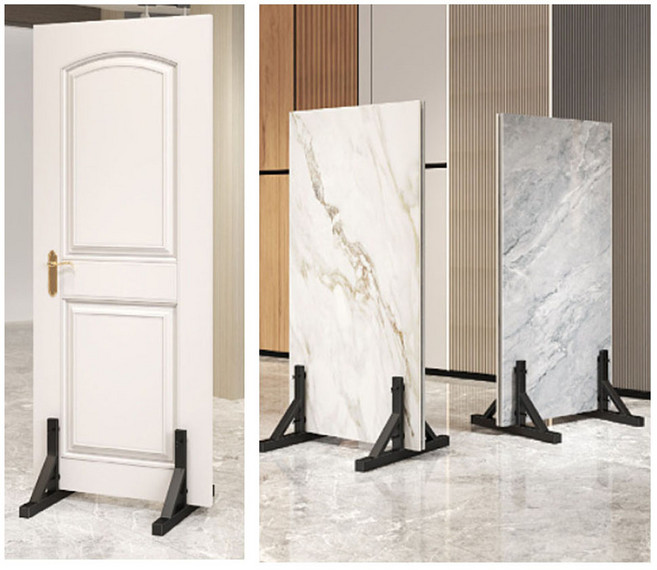 국내배송 타일 거치대 진열대 받침대 디스플레이 렉, 1개, 스틸 대형 거치렉 골드L