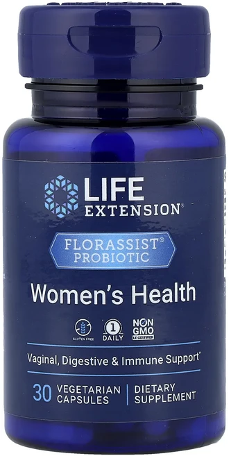 Life Extension FLORASSIST 프로바이오틱 여성 건강 베지 캡슐 30정, 1개 - 쿠팡