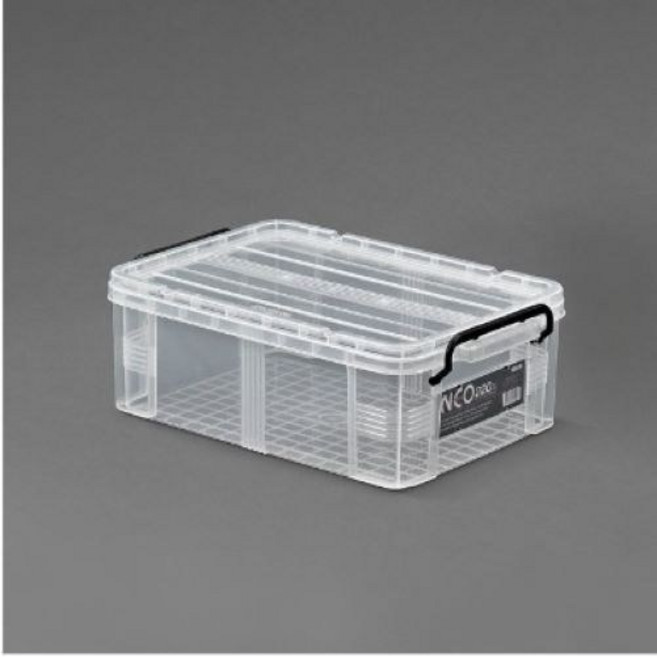 코멕스 네오박스 220(22L) 의류 장난감 생활용품 다용도정리함, 투명, 1개