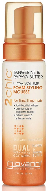Giovanni 2시크 울트라-볼륨 폼 스타일링 무스, 207ml, 1개 - 쿠팡