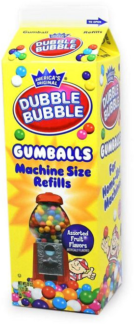 Dubble Bubble 더블버블 아메리카 오리지날 머신 리필사이즈 껌볼, 1개, 567g