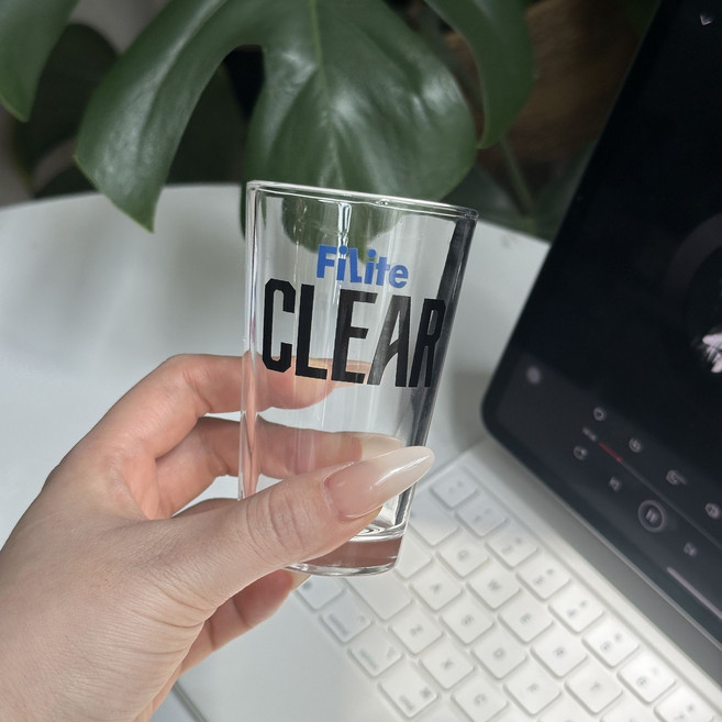 아소공방 필라이트 클리어 스몰 소맥잔 150ml, 4개