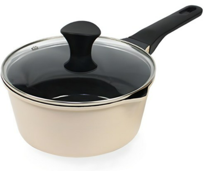 키친아트 국산 모던베이지 IH 프리미엄 쿡웨어 편수 냄비, 18cm, 베이지, 5개