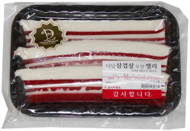 삼겹살 모양젤리, 1개, 110g - 쿠팡