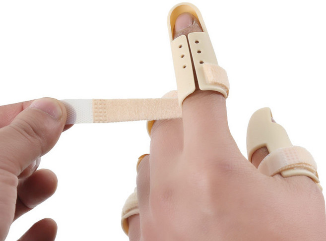 손가락 깁스 고정 새끼 엄지 검지 마디 골절 부목 보호대 지지대 벨크로 L463, 1개