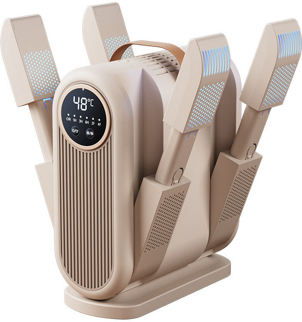 PYHO 신발 건조기 항온 타이밍 신발 건조기 탈취 살균 신발 건조기 소형 신발 건조기, HX-6, 베이지