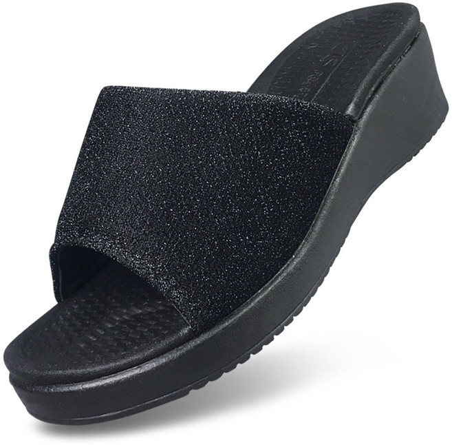 마마슈 여성 국산 슬리퍼 펄 반짝이 쿠션 경량 SL18