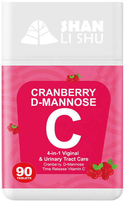 山立樹蔓越莓甘露糖維他命C 含前花青素45mg 4合1呵護 改變細菌叢生態 私密專屬益生菌, 1個, 90顆