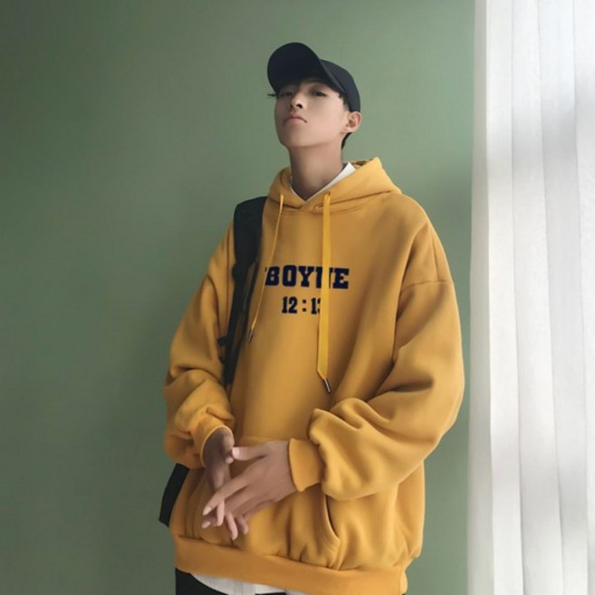 기모 심플 3컬러 레터링 남자 후드티셔츠 패션기모후드티 가을겨울상의 레터링후드티