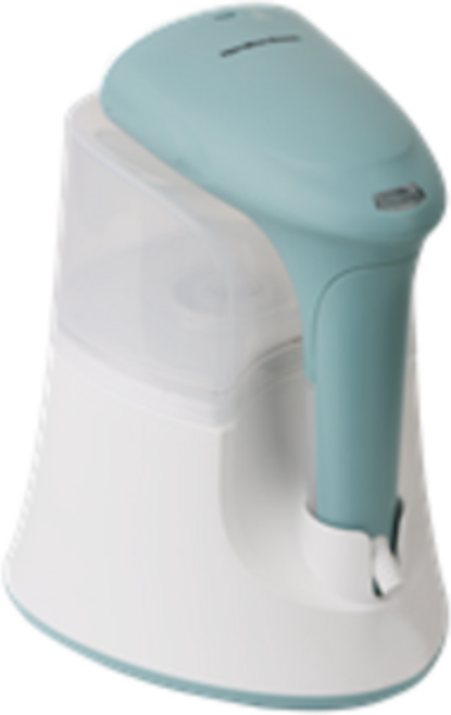 해밀턴비치 오토리필 핸디 스팀다리미 SM1009T 가정용 여행용 살균 소독 와이셔츠, 화이트+민트