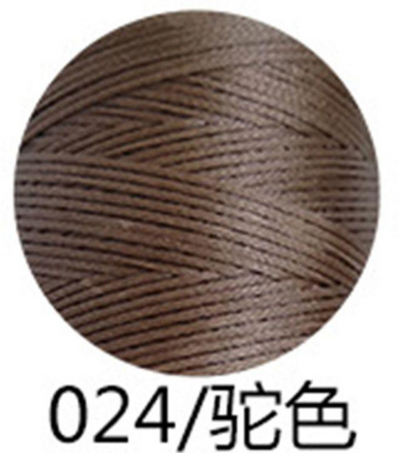 南美扁蠟線 手工編織線 手縫蠟線 編繩材料, 駝色024,1.0扁蠟線約180米, 1個