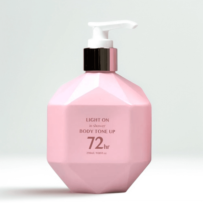 비오엠 샤워할 때 간편한 바디 톤업크림 라이트 온 인 샤워 바디톤업 290ml