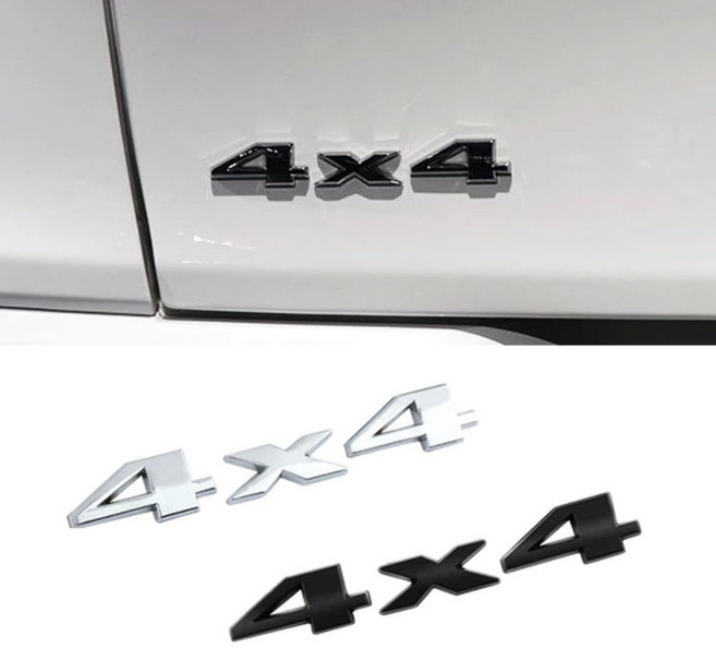 랭글러 체로키 엠블럼 4X4 트렁크 엠블럼 랭글러용품 액세서리 4륜구동엠블럼 카킹즈(호환), (01)블랙