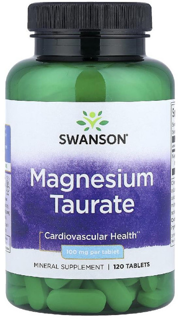 미국산 스완슨 마그네슘 타우레이트 100mg 120정 Swanson Magnesium Taurate 선물증정, 상품, 1개