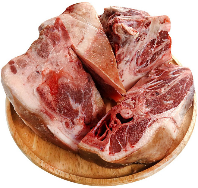 (배터짐) 수입산 뼈있는 조각 돼지머리 모듬 (일요일&당일발송), 1개, 2kg