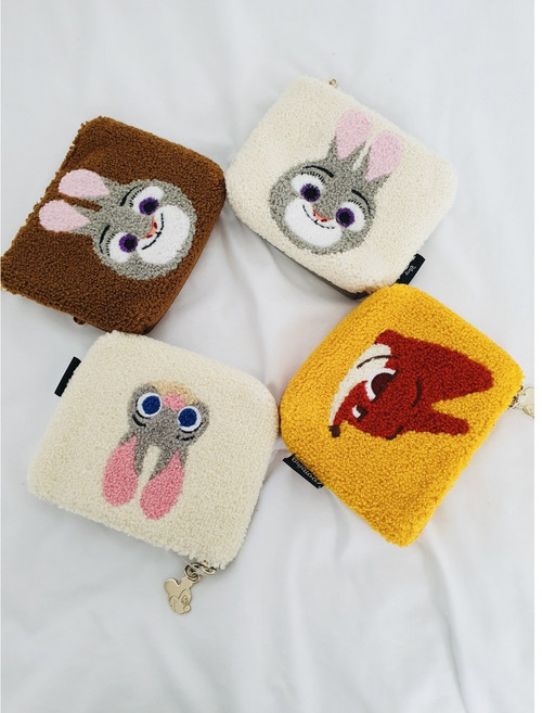 주토피아 주디 닉 캐릭터 타올 동전지갑 카드지갑 화장품 소품 담배케이스