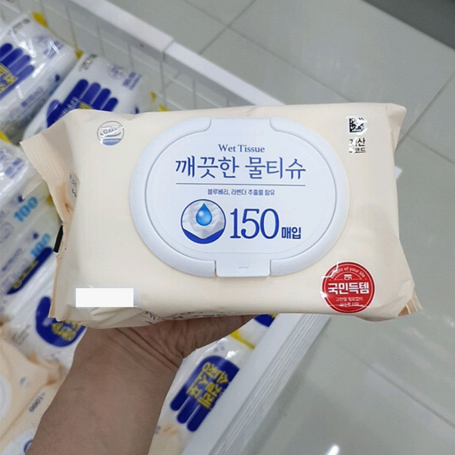 에끌라 깨끗한 물티슈, 1개, 150매입