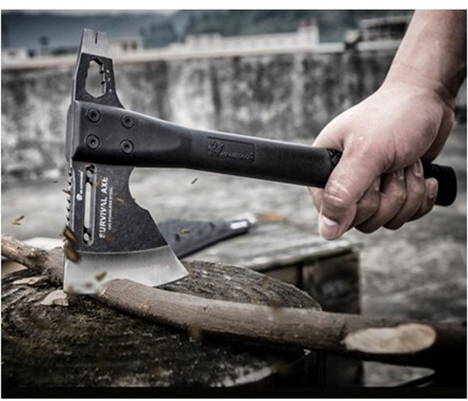 K2 多功能輕量斧頭, 1個, 黑色