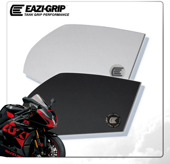 17-22 GSX R1000R 스즈키 탱크패드 미끄럼방지 투명 블랙 패드 이지그립, Black - 블랙, 1개