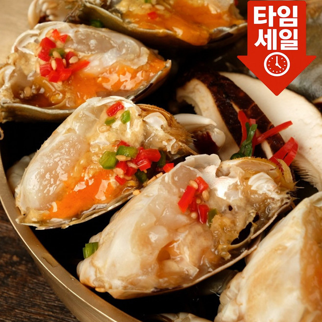 [100개한정특가] 가득찬수율 비법수제간장 명품 알배기 암꽃게장 간장게장, 1개, 2kg