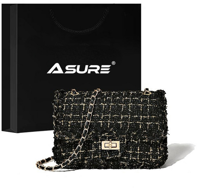 에쥬아 여성 체인크로스백 핸드백 스퀘어 숄더백