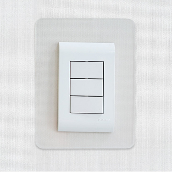 스위치용 투명 아크릴 커버 손때방지 세트, 4개