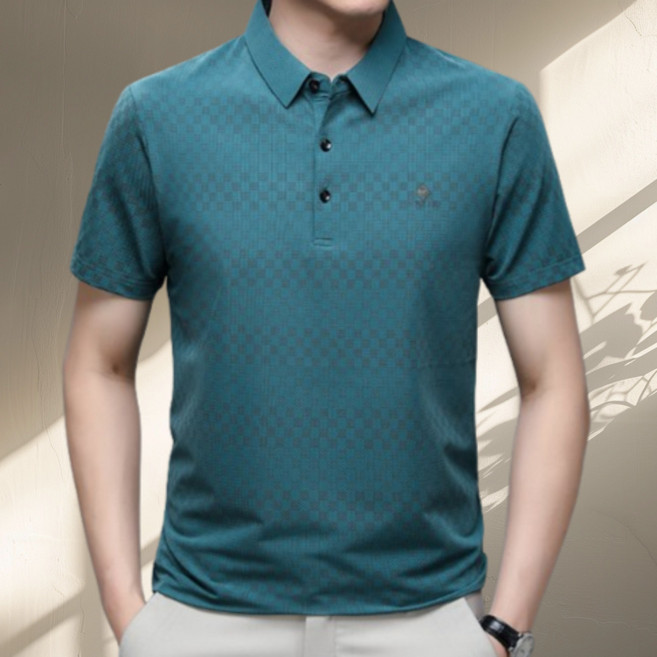 코엑티 남성 여름 자카드 아이스 반팔티