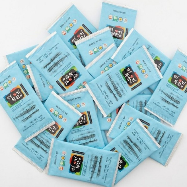 [장흥무산김] 장흥 무조미 미니도시락김 2g, 60개