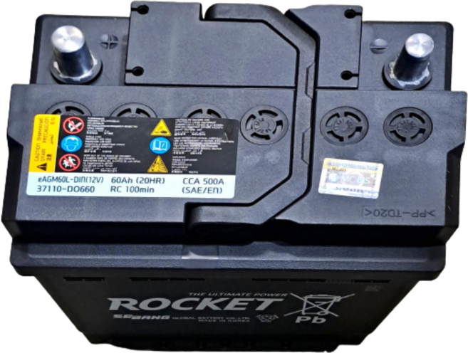 순정품 eAGM60L 시동용 보조배터리 아이오닉6 아이오닉9 전기차 보조배터리(파손무책상품) 37110ES660, 1개, 아이오닉6 아이오닉 9 eAGM60L
