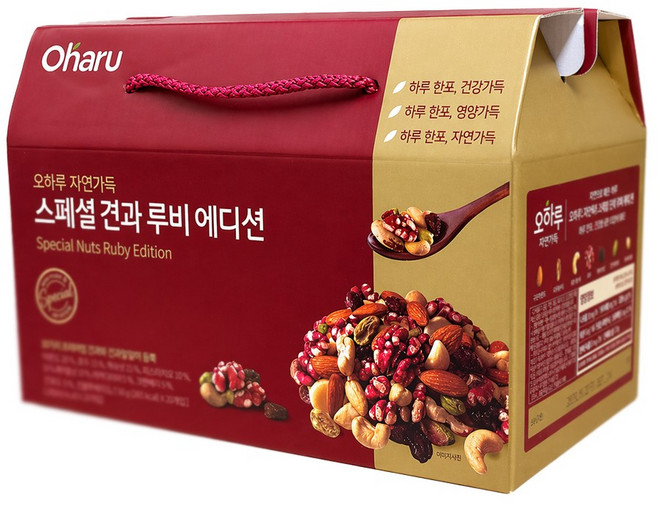 오하루 자연가득 스페셜 견과 루비에디션, 400g, 1개