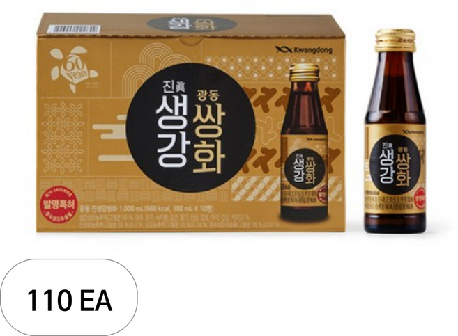 광동제약 진생강 쌍화, 100ml, 110개