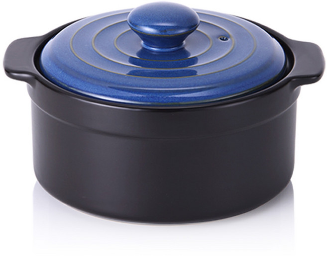 리빙아트 세라믹 모던 내열 뚝배기, 18cm(중), 1개