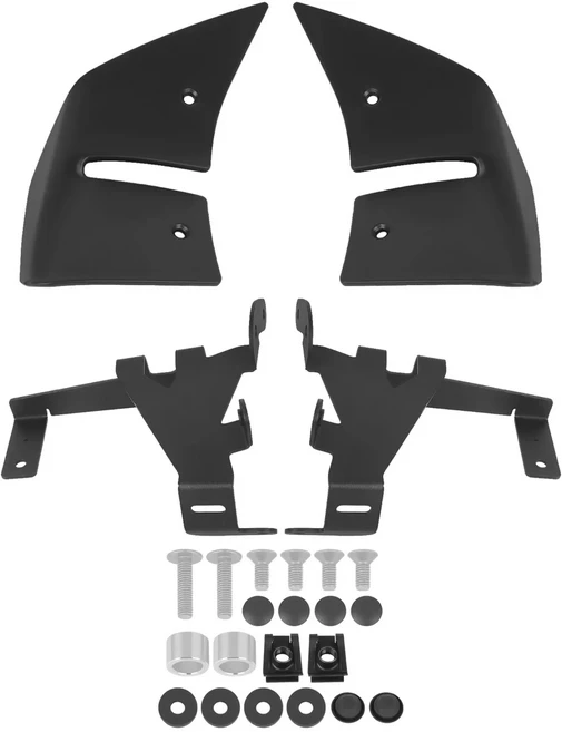 혼다 CB750 호넷 2025 사이드 스포일러 다운포스 에어로다이나믹 윈드 윙 페어링 오토바이 액세서리, 01 Black