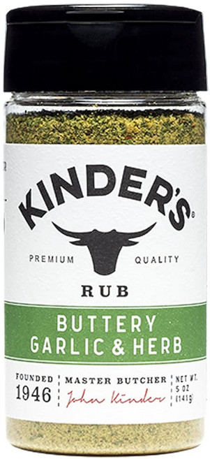 킨더스 럽 버터리 갈릭 & 허브, 141g, 1개