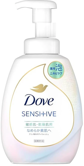 의약외품 Dove(도브) 바디워시 약용 여드름 케어 거품 바디 워시 펌프 540g 등 여드름, 1개 - 쿠팡