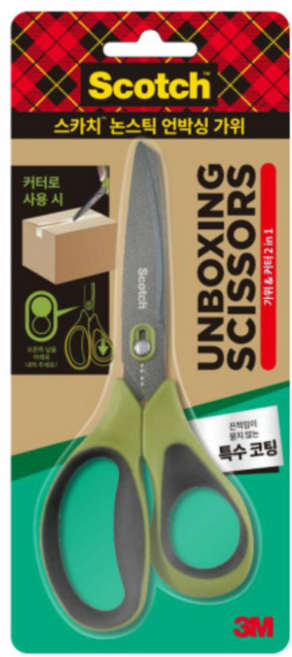 쓰리엠 스카치 논스틱 언박싱 가위, 6개
