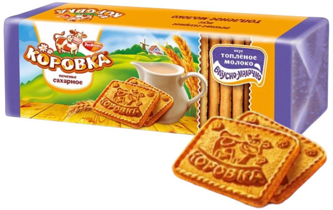 코로브카 진한 구운 우유맛 비스킷, 280g, 1개