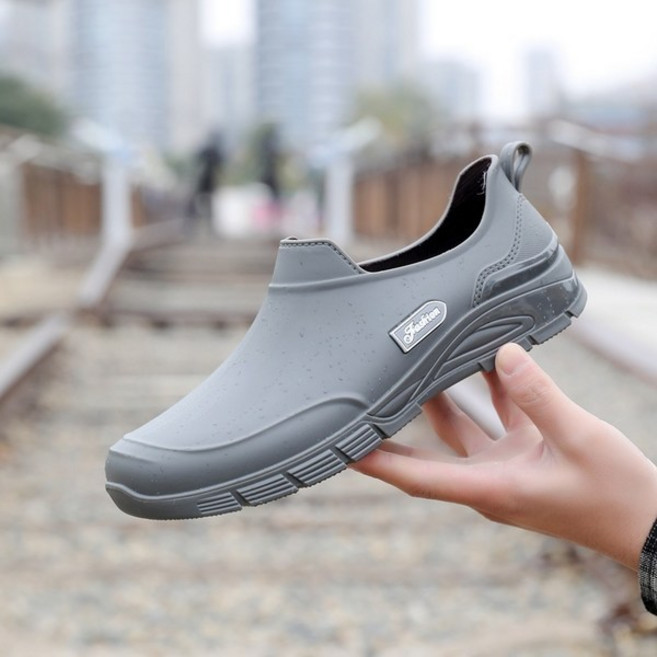 남성 프리미엄 초경량 방수 워킹 레인 부츠 내유성 미끄럼방지 작업화