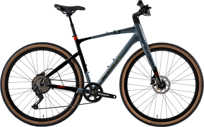 레이윤 GH711HD 그래블 바이크 하이브리드 자전거 입문용 Gravel 700C 완조립, 1개, 510cm, 블랙+그레이