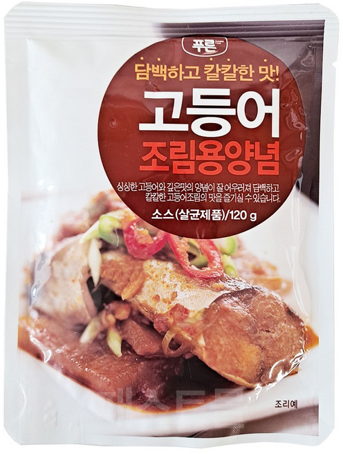 푸른 고등어 조림용양념, 120g, 1개