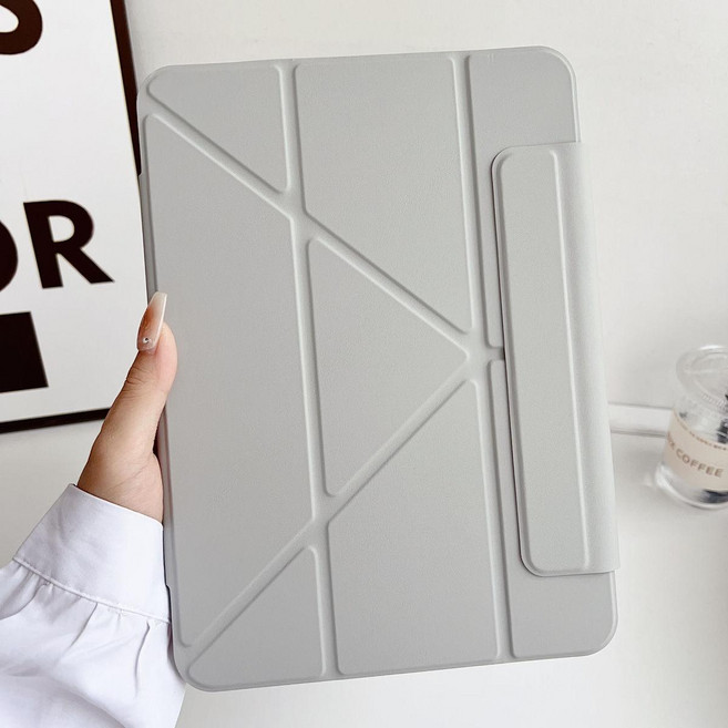 適用於 iPad Air / Pro 13吋 磁吸可拆分平板保護殼 灰色, 三代磁吸分體套裝灰色, 1個