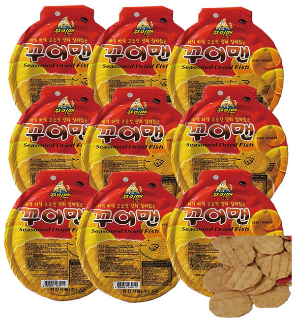 꾸이맨 어포스낵 10개입, 230g, 2개