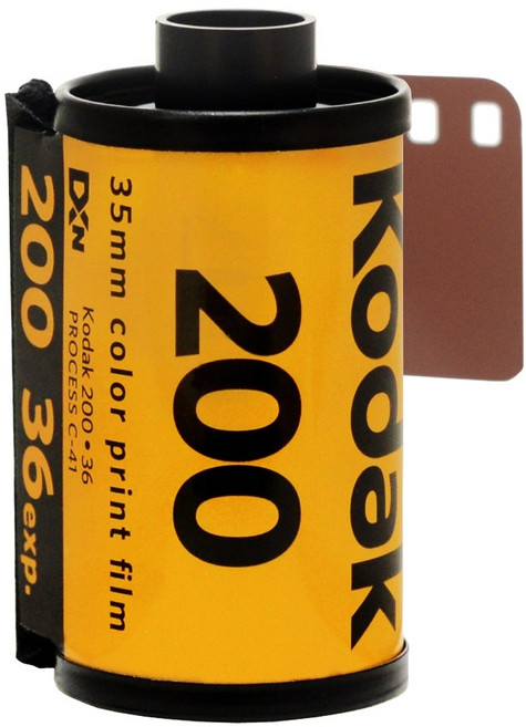 Kodak GOLD 200 35mm 彩色負片底片 36張 (盒裝3卷), 1個, 單卷無紙盒(36張)