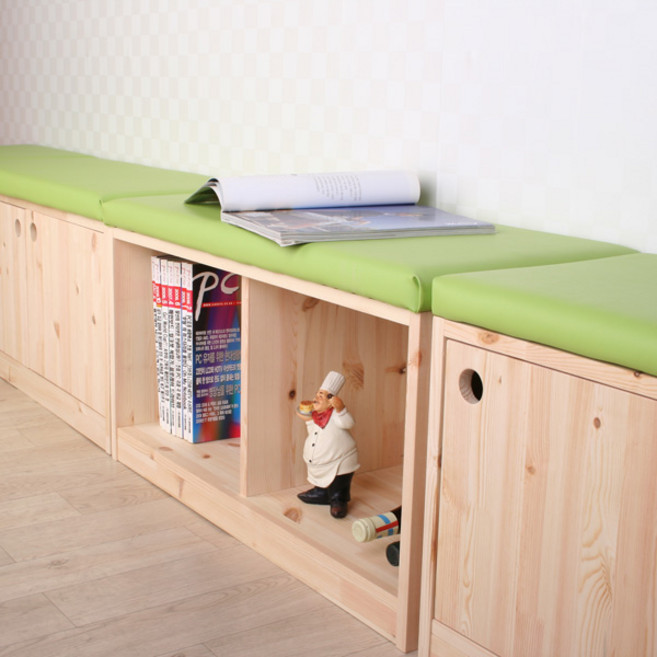 원목 공간 수납의자 장난감박스 수납 정리함