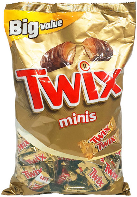 GLOryHY트윅스 미니 초코바 대용량 간식용 초콜릿 x 62봉, 1.4kg, 1개