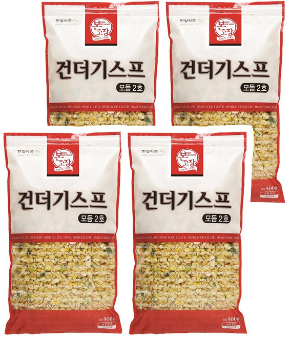 한일 본고장 건더기스프 모듬2호 500g, 4개