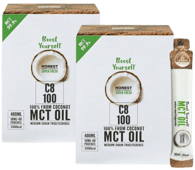 MCT 코코넛 오일 어니스트 C8 스틱형 10ml 40입 2개