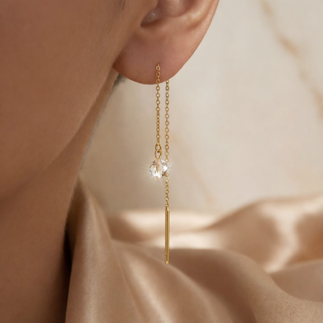 스와로브스키 크리스탈 귀걸이 [Handmade]