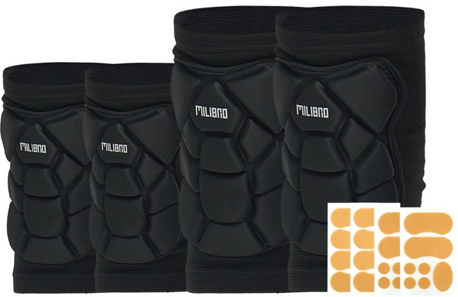 어썰트 팔꿈치 무릎 보호대 세트 물집방지패드 - 1쌍 군인 군대 댄스 스포츠 배구 훈련소 입대준비물, 1개